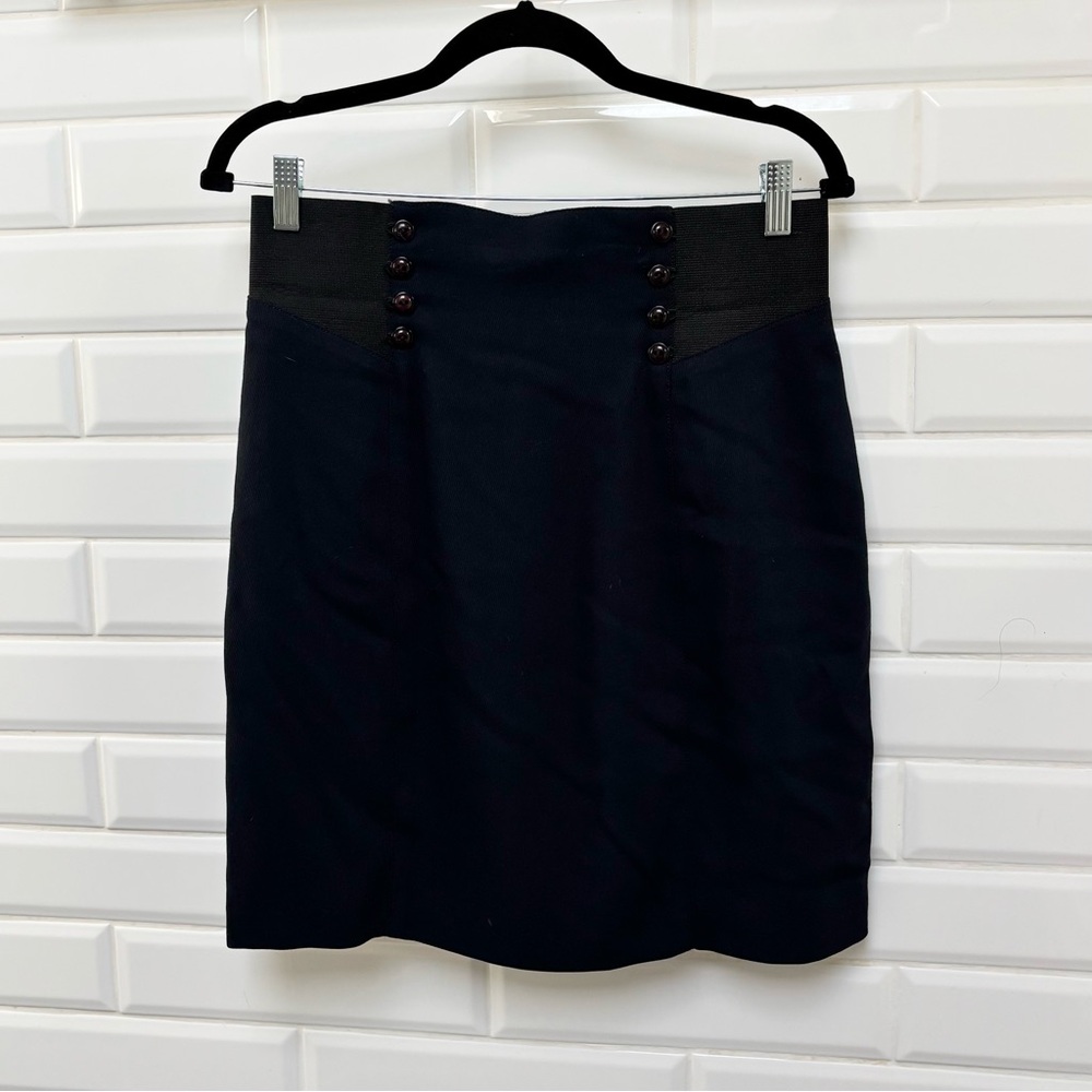 Vintage Francess Erita Women’s 12 Navy Straight Mini Skirt